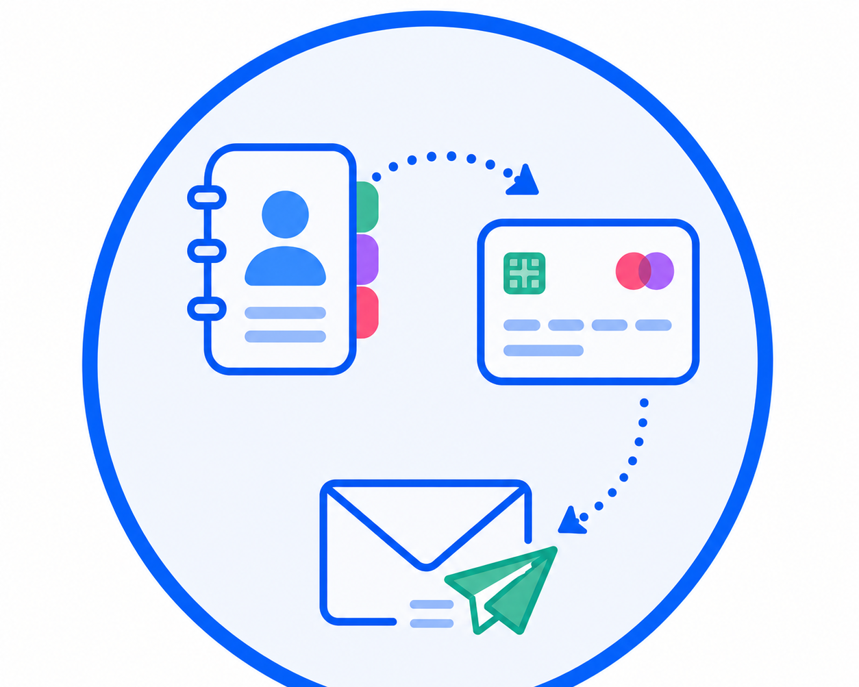 Send the finished SnailText through the mail